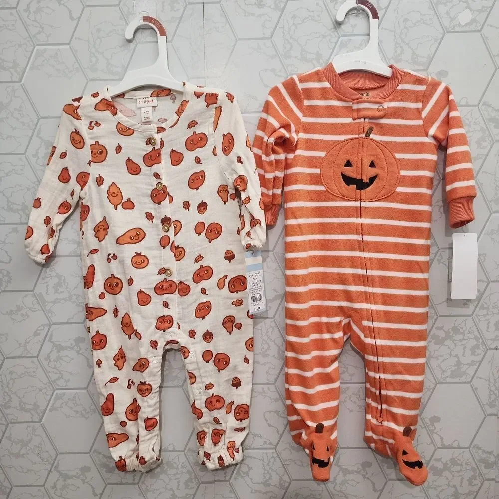 Nwt Boy's Halloween Thanksgiving Clothes Bundle
